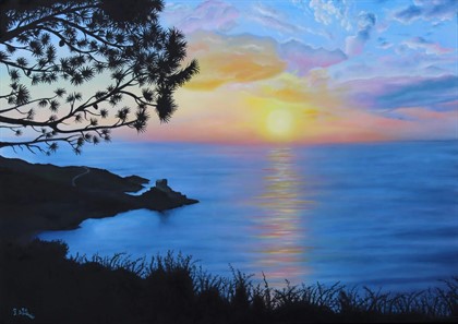 Tramonto a san Nicola Arcella